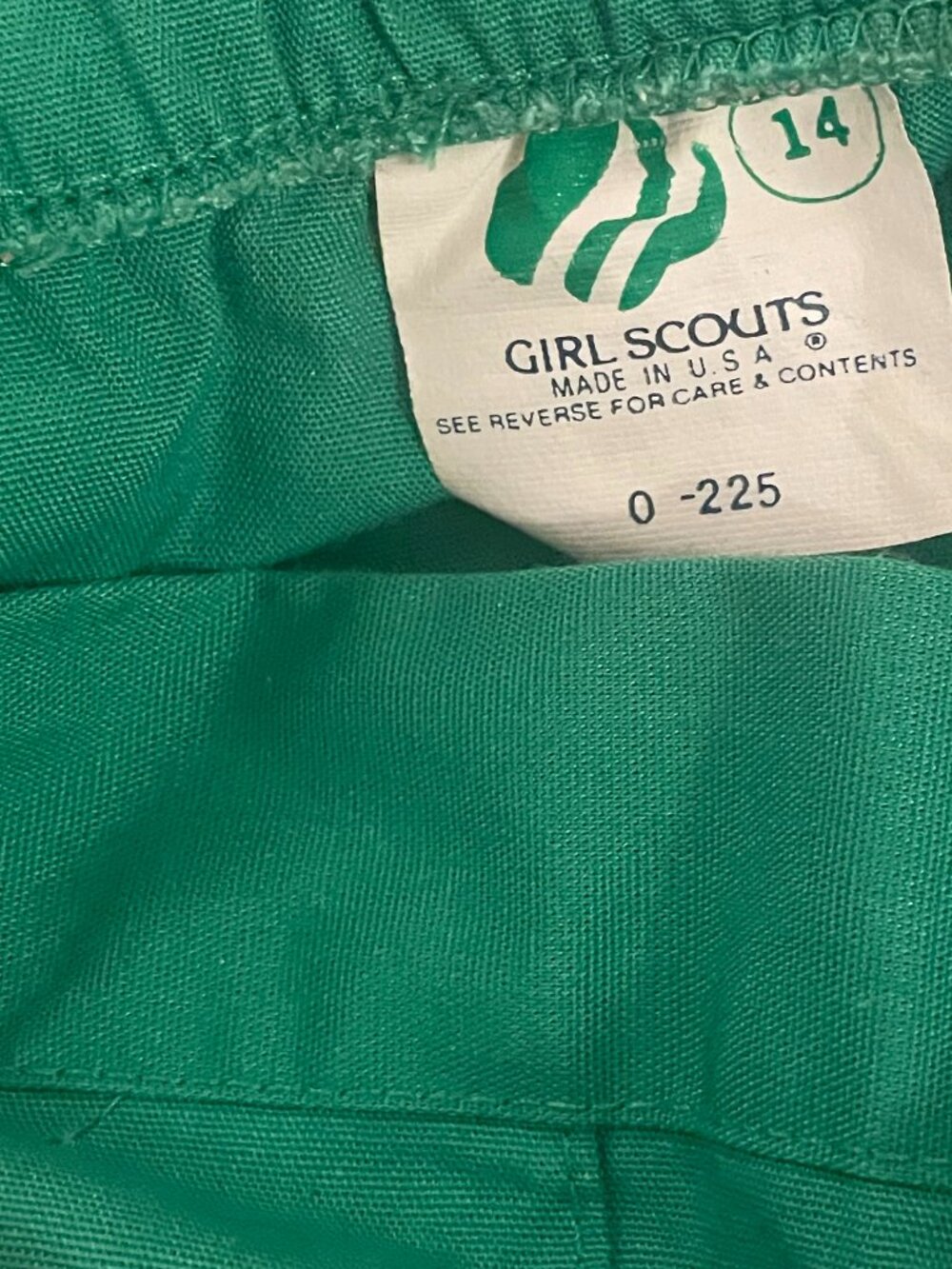 Complete 1990s Girl Scout Junior uniform with skirt - Picture 7 of 16